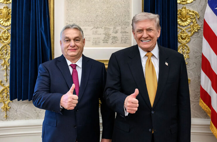 President Donald J. Trump and Hungarian Prime Minister Viktor Orbán.