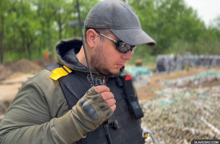 Ukrainian soldier