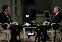 Tucker Carlson with Vladimir Putin