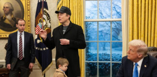 Trump and Musk at the White House