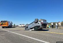 Vehicle Rolls Over Multiple Times on Highway 108 Near Sonora sonora-accident