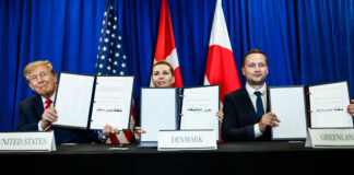 Трамп подписал соглашение о постоянном контроле США над безопасностью Гренландии trump-greenland-sign