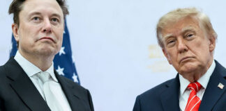 Трамп вручил национальные медали науки и технологий Илону Маску, Сергею Брину trump-musk-medal
